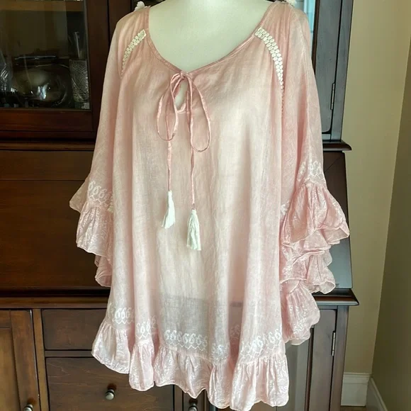 Shiraleah Blush Cover Up One Size - Picture 8 of 9